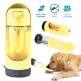 All Fur You Pet Water Bottle Yellow