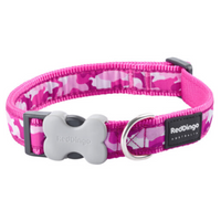 Red Dingo Collar Hot Pink Camouflage