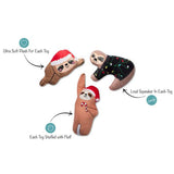 Fringe Studio Christmas Sloths Mini Set 3pc