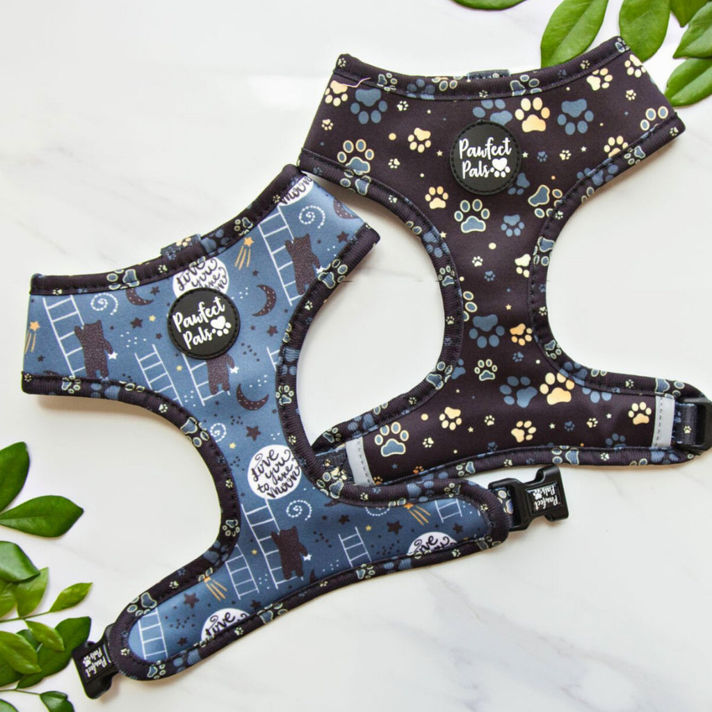 Pawfect Pals Reversible Harness I Love You Beary Much