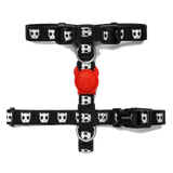Zee.Dog Strap Harness Skull