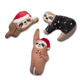 Fringe Studio Christmas Sloths Mini Set 3pc