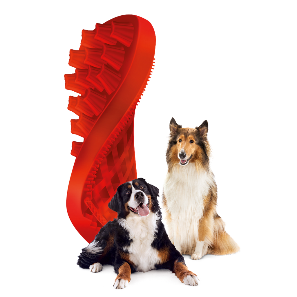 Pet+Me Firm Red Brush for Large Breed Dogs