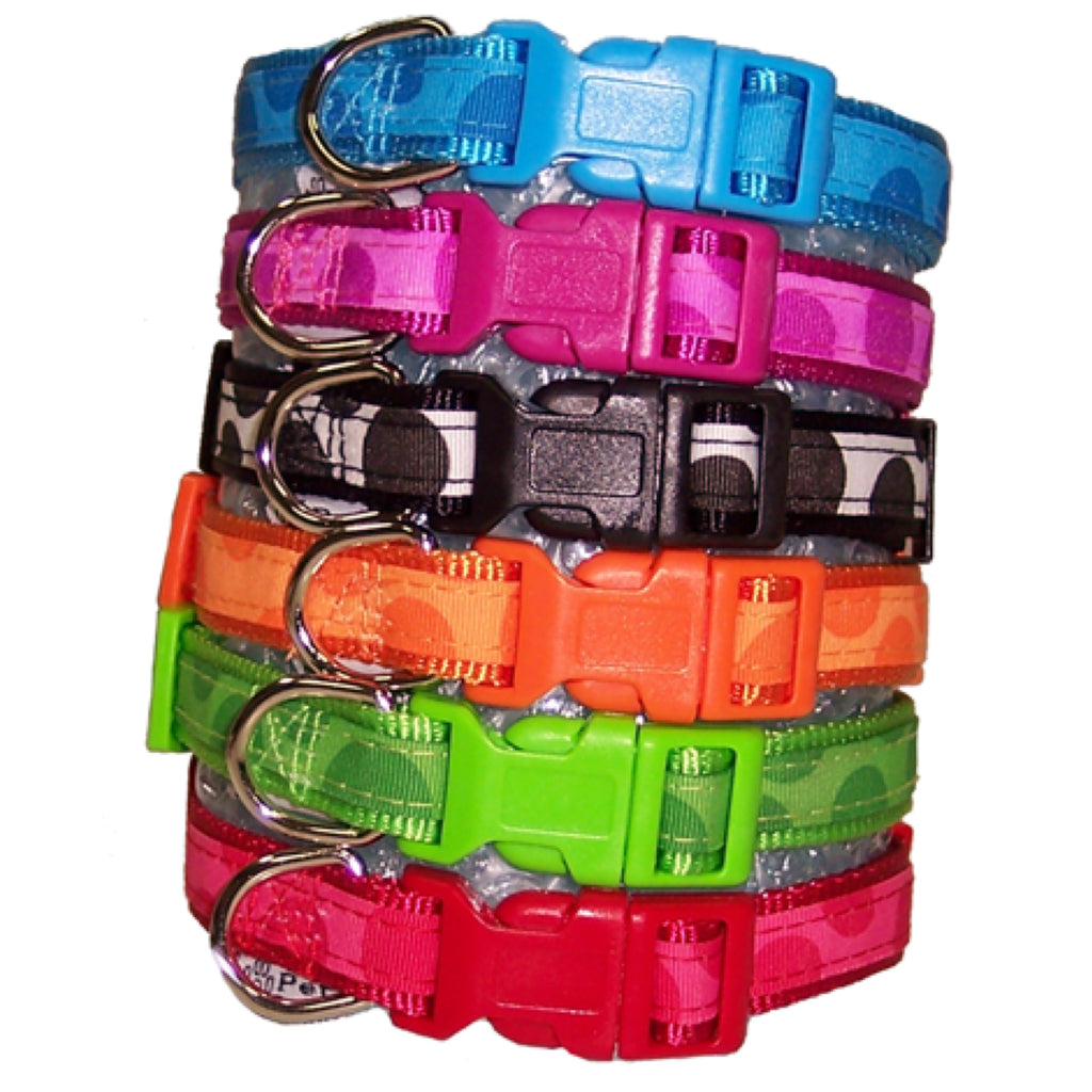 Dog Collar Pet Designz Bubbles Print Clip System