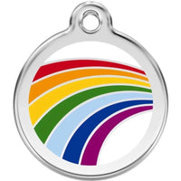 Red Dingo ID Tag Enamel Rainbow