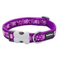 Red Dingo Design Collar Purple Breezy Love