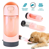 All Fur You Pet Water Bottle Pink