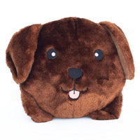 Zippy Paws Squeakie Buns Chocolate Lab