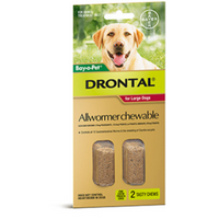Drontal Allwormer Chewables for Large Dogs 2 x 35kgs