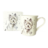 Man’s Best Friend Mug & Coaster Set West Highland Terrier