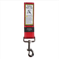 Rogz Utility Car Safe Seatbelt Clip Red