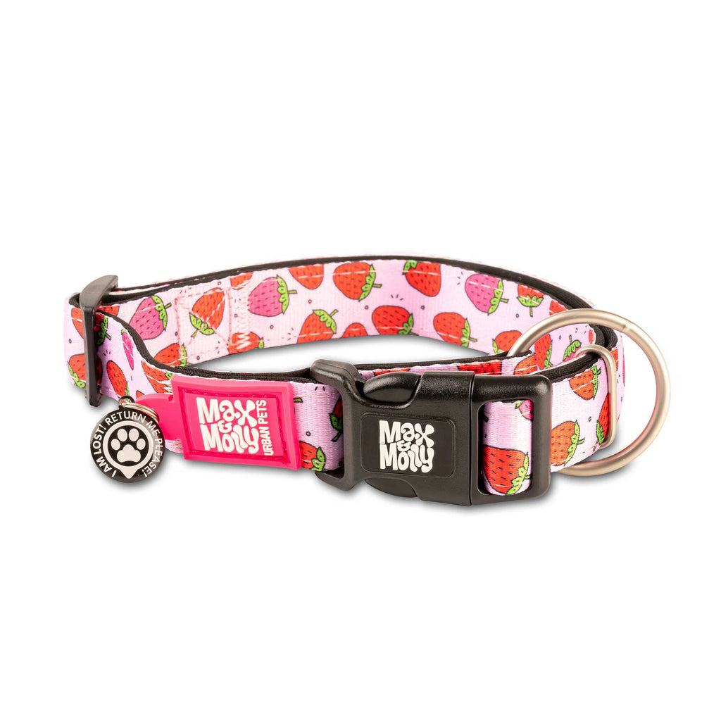 Max & Molly Collar Gotcha Smart ID Strawberries