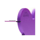 My Family Basic Heart ID Tag Charm Purple
