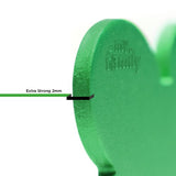 My Family Basic Heart ID Tag Charm Lime