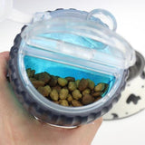 Dexas Snack Duo Travel Feeder Compartments