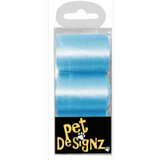 Pet Designz bling Waste Bag Refills 3pk Blue