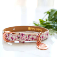 Pawfect Pals PU Leather Collar You Give Me Butterflies