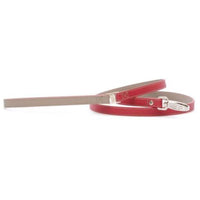 Hamish McBeth Leather Leash Red