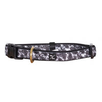 Dog Collar Mog & Bone Neoprene Tropical Leaf Black