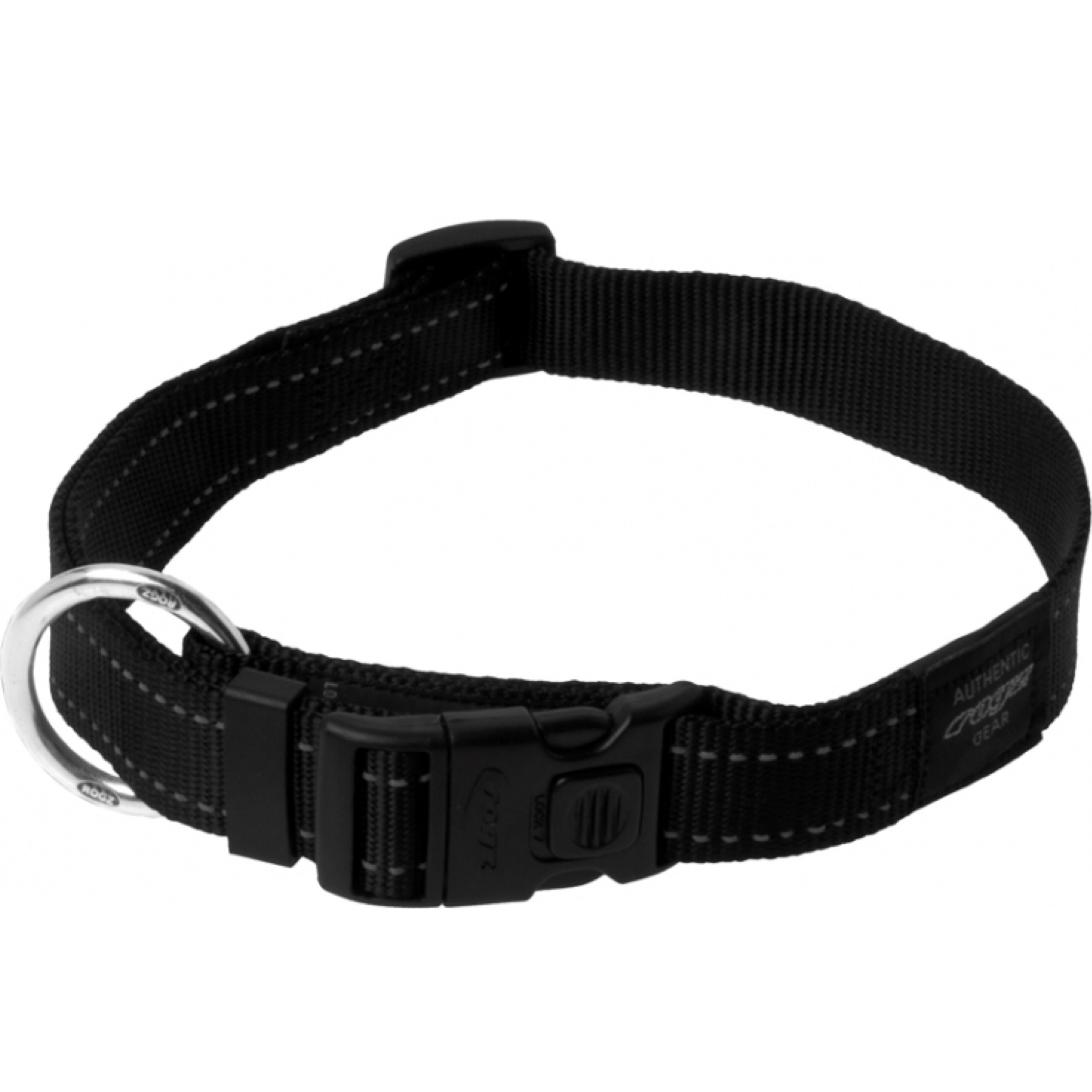 Rogz Utility Side Release Collar Black All Things Canine