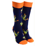 Sock Society Aussie Frogs Navy