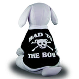 Dog T-Shirt Pampet Bad To The Bone