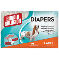 Simple Solution Disposable Diapers 12pk Large