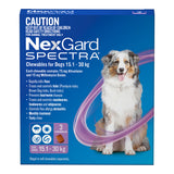 NexGard Spectra Purple 15.1-30kgs 3pk