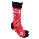 Dog Society Socks Golden Retriever Red