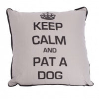 Mog & Bone Keep Calm & Pat The dog Cushion
