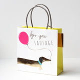 Belly Button For You Sausage Gift Bag Medium 22 x 22cm