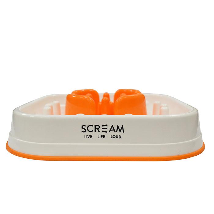 Scream Interactive Pet Feeder Loud Orange