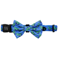 Big & Little Dogs Collar & Bow Tie Rawr