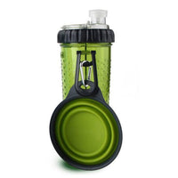 Dexas Snack Duo Travel Feeder Green