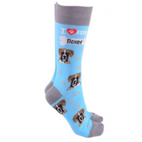 Dog Society Socks Boxer Sky Blue