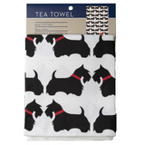 AGA Tea Towel Scottie Dog