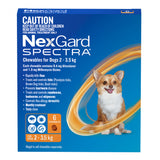 NexGard Spectra Orange 2-3.5kgs 6pk