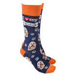 Dog Society Socks Labradoodle Midnight Blue