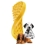 Pet+Me Medium Yellow Brush for Short, thick and wiry hair types