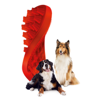 Pet+Me Firm Red Brush for Large Breed Dogs