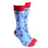 Sock Society Kangaroo Flag Light Blue