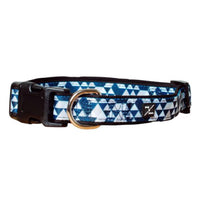 Dog Collar Mog & Bone Diamond Print Neoprene Navy 