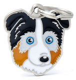 My Family Friends Australian Shepherd ID Tag Charm