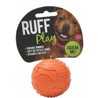 Ruff Play Rubber Ball Small Orange 6cm