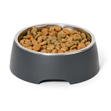 Snooza Bowl Concrete & Stainless Steel Charcoal