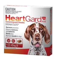 HeartGard Large Red 23-45kgs 6pk