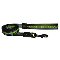 Scream Reflective Padded Leash Loud Green 120cm