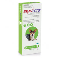 Bravecto Medium Green 10-20kg Spot On
