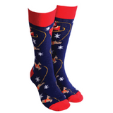 Sock Society Christmas ReindeerS Navy