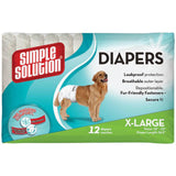 Simple Solution Disposable Diapers 12pk XLarge